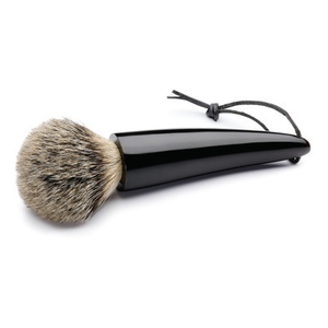 Brosse à raser de luxe de haute qualité, faite à la main, en corne de buffle, poils naturels, brosse professionnelle pour barbier et soin à domicile - Product Image 4