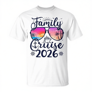 T-shirt coordinata per crociere in famiglia per le vacanze estive 2026: design promozionale per il divertimento estivo - Product Image 2