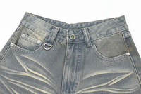 Baggy Jeans Jorts pour hommes Design personnalisé Jeans Shorts pour hommes Denim Shorts Jorts Streetwear Fabricant Baggy Jorts Jeans Shorts