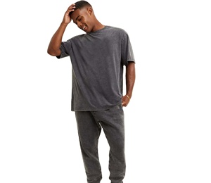 Camiseta de algodón 100% de gran tamaño personalizada OEM para hombre, jersey de manga corta de alta calidad con el último patrón de letras estilo Hip Hop - Product Image 2