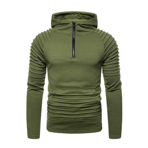 Sweats à capuche pour hommes Sweat à capuche en molleton surdimensionné de haute qualité en coton épais Impression bouffante personnalisée Sweat à capuche d'hiver prélavé fidèle à la taille - Product Image 1