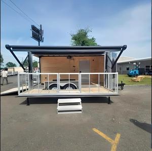 Remolque de Comida Móvil Totalmente Equipado, Plegable, para Doner <span class=keywords><strong>Kebab</strong></span>, Café, Helados, Hamburguesas, Tacos, Pizza, con Certificación CE y DOT, Personalizable - Product Image 4