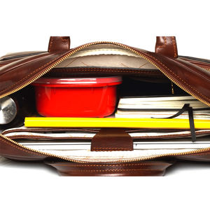 Best <b>Leather</b> Material Made <b>Leather</b> <b>Laptop</b> <b>Bag</b> in Plain Color Latest Design Multi functional Outdoor Use <b>Leather</b> <b>Bags</b> - Product Image 6