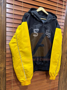 Serigrafía reflectante de nailon personalizada más paneles reflectantes chaquetas con media cremallera - Product Image 3