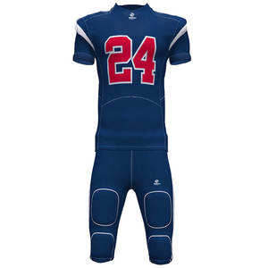 ชุดเสื้อและเสื้อปักลายโพลีเอสเตอร์เสื้อเจอร์ซี่อเมริกันฟุตบอลเสื้อกีฬาสั่งทำ - Product Image 4