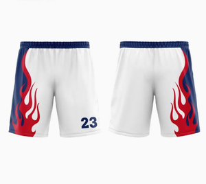 Pantalones Cortos de Fútbol de Malla Sublimados con Diseño Personalizado 2025 26, Pantalones Cortos Deportivos de Entrenamiento con Bolsillos para Hombre, Calidad Premium - Product Image 1
