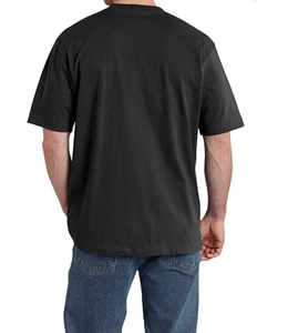 เสื้อเชิ้ตแขนสั้นผ้าฝ้าย100สำหรับผู้ชาย,เสื้อยืดขนาดใหญ่พอดีตัวเสื้อเชิ้ตชายแบบหลวมน้ำหนักเบามีโลโก้ - Product Image 6