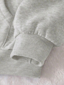 Pull à capuche à motif solide pour hommes Sweat-shirt polaire d'hiver Style uni/vierge Pull-over et sweat-shirts à capuche - Product Image 4