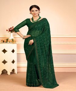 Saree jaune pour un aspect ensoleillé et gai saree en soie pour un look frais et naturel - Product Image 1