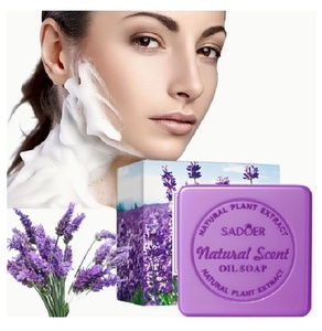 Jabón Botánico de Lavanda con Pantenol, Barra de Baño Natural Hecha a Mano, Hidratante para el Cuidado de la Piel, Relajante y Limpiadora, Cuidado Personal - Product Image 4