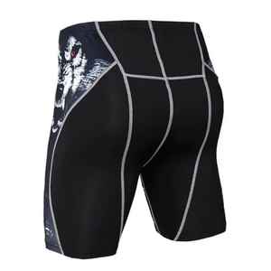 Conjuntos de fitness para gimnasio para hombre, ropa de entrenamiento de algodón y poliéster, traje deportivo de gimnasio atlético con pantalones cortos y camiseta de Pakistán - Product Image 2