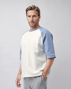 เสื้อยืดผ้าฝ้ายเฮฟวี่เวทของผู้ชาย100% เสื้อยืดธรรมดาฮิปฮอปปักลายขนาดใหญ่พิเศษขนาดใหญ่พิเศษกำหนดได้เอง - Product Image 4