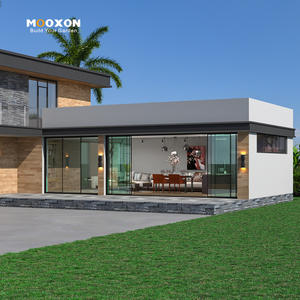 Porte coulissante en verre trempé à cadre mince avec système d'ouverture lisse pour salon et jardin - Product Image 4