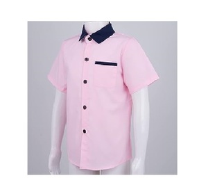 Meilleure vente Oversize décontracté à manches courtes chemise pour enfants élégant polo de couleur unie orienté vers l'exportation prix d'usine Bangladesh garçons - Product Image 5