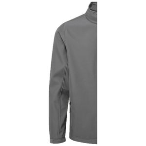 Chaqueta Softshell Ligera y Transpirable Unisex al por Mayor, Chaqueta Impermeable Tipo Parka para Exteriores con Cuello Alto y Logotipo Frontal - Product Image 5