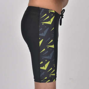 Shorts de Natación Competitivos para Niños, Negros, de Spandex, Modelo 31SB25 - Product Image 4