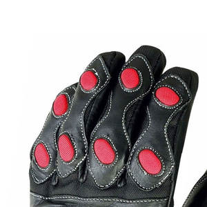 Gants de moto en cuir de haute qualité, respirants, tactiles, pour la conduite et la course, sécurité - Product Image 4