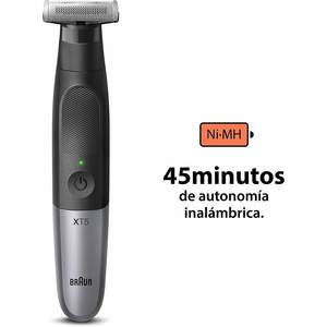 Recortadora de Barba Eléctrica para Hombre con Doble Cuchilla, Función de Seguridad, Cabezal Flexible, Lámina Bidireccional 4D y Lámina de Repuesto para Afeitadora Facial - Product Image 6