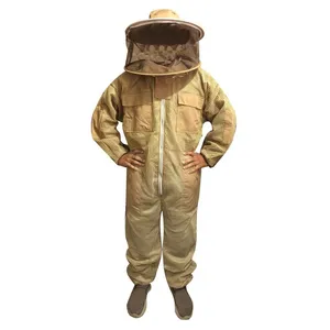 High Quality Beekeeping Tool Cotton Beekeeper Protection Bee Ventilate Clothing Bee Suit Veil