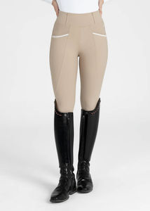 2026 Womens Horse Riding <b>Leggings</b> Anti Slip Silicone Grip Breathable <b>Mesh</b> Spandex Equestrian Pants Customized Design - Product Image 5