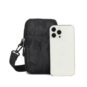 Bolso Bandolera de Cuero Negro al por Mayor, para Uso Diario y Viajes, Ajustable, Ligero, con Múltiples Bolsillos, Clásico, Formal e Informal - Product Image 1