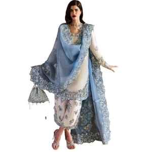 Ropa Paquistaní e India de Primera Calidad al por Mayor, Shalwar Kameez Estampado para Mujer, Diseño Elegante para Fiestas - Product Image 1