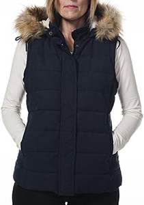 Latest Design Sleeveless <b>Hooded</b> Women's <b>Gilet</b> Down Puffer Vest Printed Embroidered Logo for Horse Riding for Equestrian Sports - Product Image 2