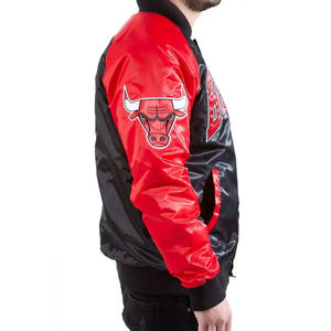 Chaqueta Bomber Clásica Unisex de Lana con Cuello Alto, Logos Bordados, Estilo Deportivo, Cómoda, Resistente al Viento, Diseño Varsity - Product Image 5