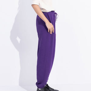 กางเกงสเวตเตอร์ผ้าฝ้าย100% แบบพอดีตัวทรงหลวมไซส์พิเศษงานตามสั่งพิมพ์โลโก้น้ำหนักเบาฮิปฮอประบายอากาศได้ตามต้องการ - Product Image 6