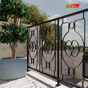 Moderno Balcón de hierro forjado de proveedor de Vietnam diseñado para la decoración interior de balcón de lujo y la belleza exterior - Product Image 4
