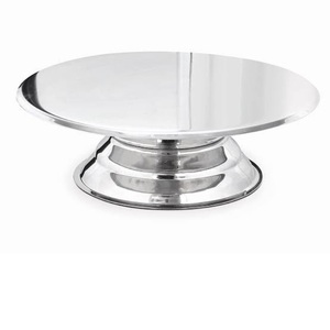 Support à gâteau en métal en aluminium de finition antique fait à la main écologique personnalisable serveur de dessert design élégant - Product Image 2