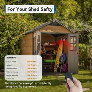 Sistema de Alarma Antirrobo de 125dB con Sensor de Movimiento y Control Remoto para Casa, RV, Garaje, Oficina, Apartamento, Auto, Hecho de Plástico - Product Image 4