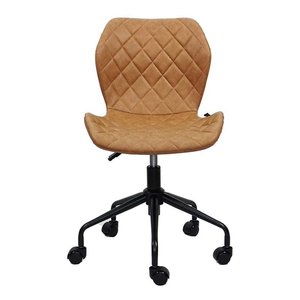 Silla de Oficina Giratoria GAK-453AX, Tapicería de Cuero PU, Reposacabezas Ajustable, Diseño Contemporáneo para Uso en el Hogar o Taller - Product Image 2