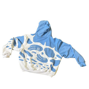 Sweat-shirts personnalisés de haute qualité en coton 100% avec broderie acide, effet vintage et impression numérique - Product Image 4