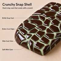 Jouet Squishy en forme de barre de chocolat, coque croustillante, jouet anti-stress