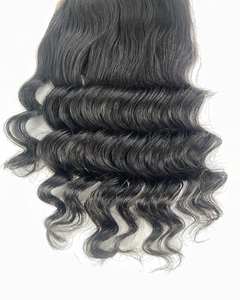 Vague de corps Produit de gros HD Lace Closure 5x5 Hair Natural Color 100% Human Remy Hair Extensions - Product Image 2