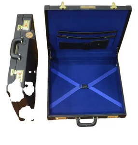 Venta al por mayor de alta calidad de cuero sintético masónico cerraduras caja de tapa de metal todos los colores Masonic Regalia Cap mejor proveedor al por mayor - Product Image 6