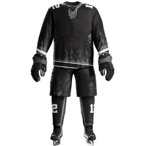 Conjuntos de Uniformes de Hockey sobre Hielo 100% Poliéster con Nombres y Números de Equipo Personalizados, Ropa Deportiva Transpirable y de Secado Rápido - Product Image 2