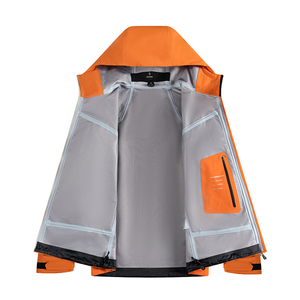 Vestes de ski et de snowboard d'hiver à capuche coupe-vent chauffantes en gros, tailles plus grandes, pour hommes et femmes, fermeture éclair, personnalisation de la marque, écologiques - Product Image 5