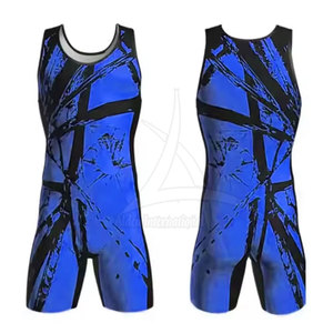 Singlet de Lucha Reversible Ligero OEM para Hombre, Mallas Profesionales de Artes Marciales, Spandex/Poliéster de Secado Rápido y Ecológico - Product Image 6