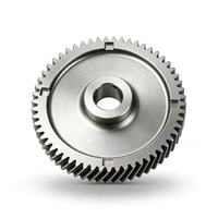 Composants de flange d'arbre d'engrenage usinés sur mesure par CNC, en alliage d'acier inoxydable, pièces de transmission mécanique de précision