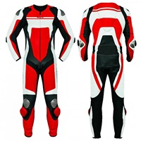 Traje de Motociclismo de Cuero Personalizado, Resistente al Viento, Anti-UV, Talla Grande, para Hombre, para Carreras de Moto GP y Crucero