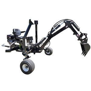 Quality Sales New Towable 15HP 420CC Gas <b>Powered</b> Backhoe Excavator w/ 12" Bucket TWO YEARS WARRANTY - Product Image 1