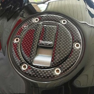 Adesivi Protettivi in Resina 3D Effetto Fibra di Carbonio per Moto Triumph - Product Image 1