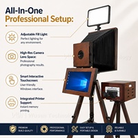 15,6 inch touchscreen houten fotohokje vintage bruiloft fotohokje machine