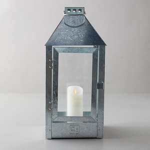 Linternas de velas galvanizadas de hierro para el hogar Navidad Boda Iluminación de mesa Decoración Linternas de velas - Product Image 2