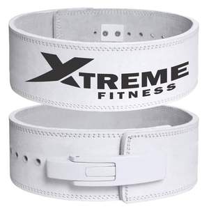 Ceinture de musculation en cuir de vache véritable respirant, épaisseur 10 mm/13 mm, unisexe, pour la musculation, le cross-fit, entraînement, boucle à levier robuste - Product Image 1