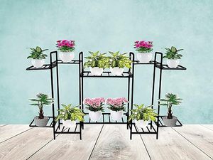 Multi tier metal large plant station indoor outdoor planter <b>stand</b> decoration balcony garden in best quality - Product Image 3