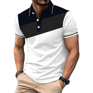 Elegantes polos con cuello levantado Premium 100% algodón Polos para hombre Diseño casual personalizado Camiseta Polo de verano - Product Image 6