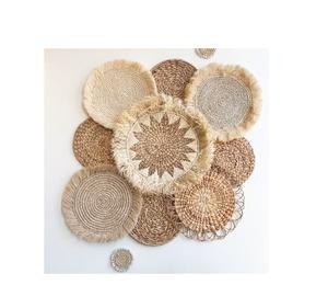 Decoración nórdica de yute para pared, arte colgante de yute de calidad, arte de pared elegante para decoración del hogar y Hotel, venta al por mayor - Product Image 1